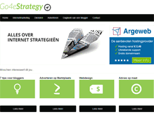Tablet Screenshot of go4estrategy.nl